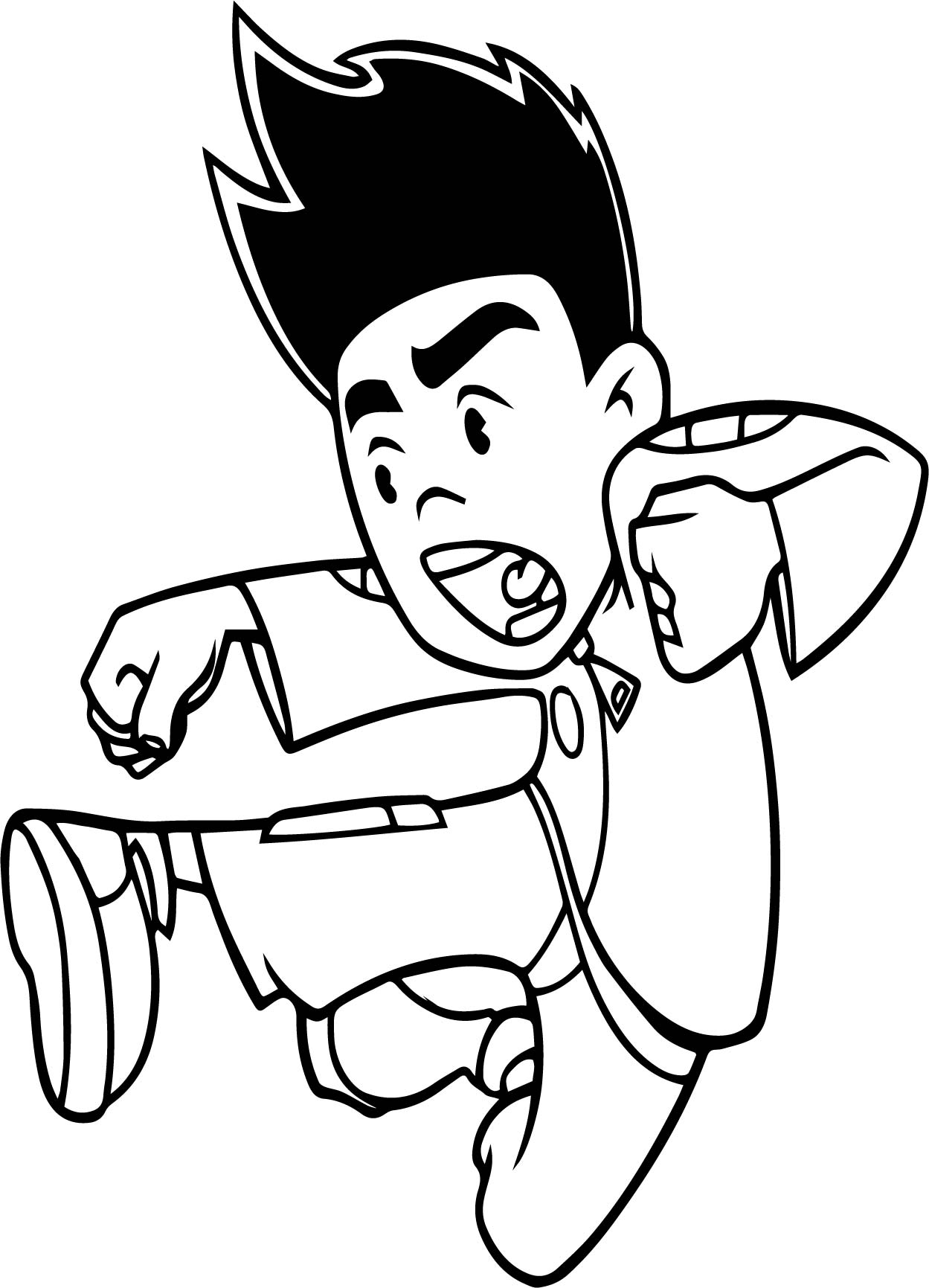 1249x1731 Jake Long Fly And Kick Kung Fu American Dragon Coloring Pages