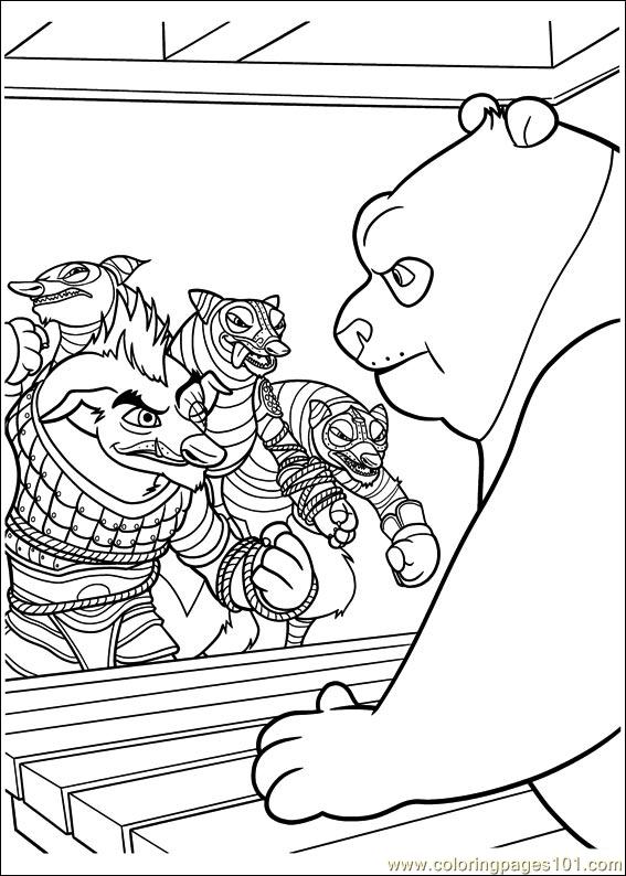 567x794 Kung Fu Panda 2 34 Coloring Page