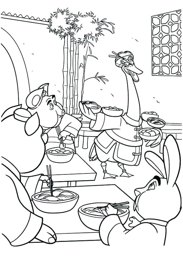 600x841 Coloring Kung Fu Panda Coloring Page Pages 2 Pictures To Print