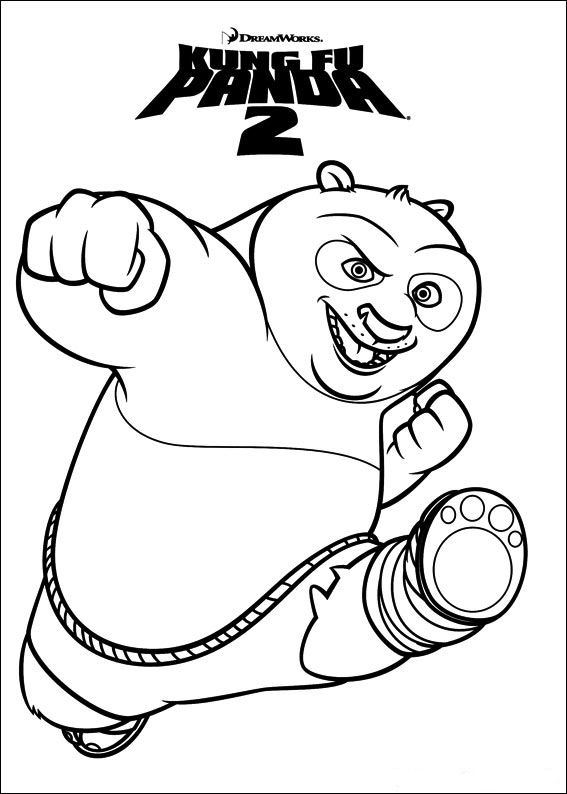 567x794 Kids N Fun.co.uk 29 Coloring Pages Of Kung Fu Panda 2