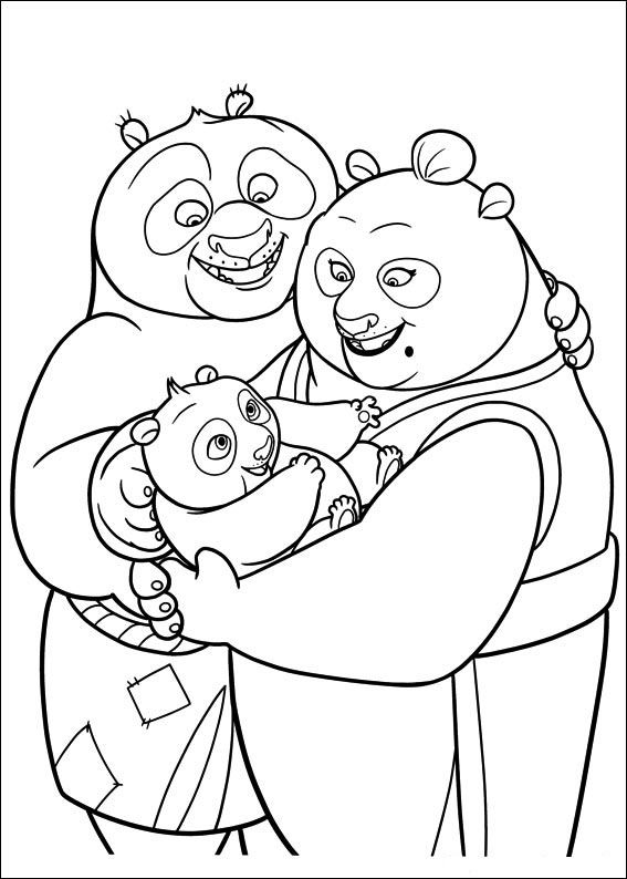Kung Fu Panda 3 Coloring Pages