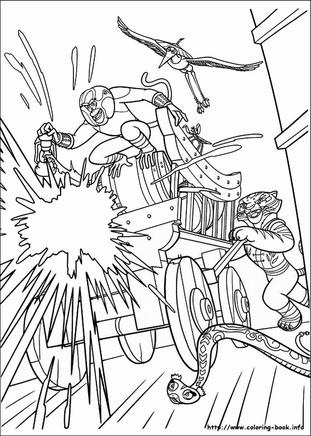 Kung Fu Panda Coloring Pages 1000x1400 Kung Fu Panda Coloring Pages