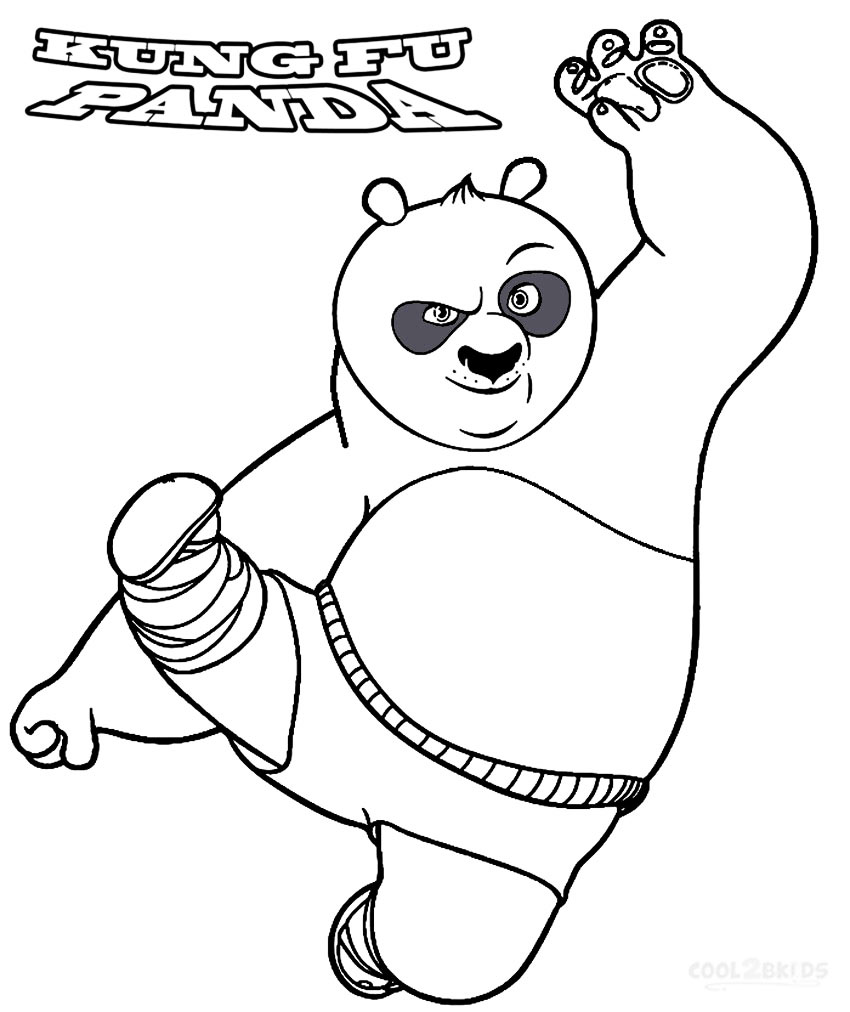 850x1012 Kung Fu Panda Coloring Pages