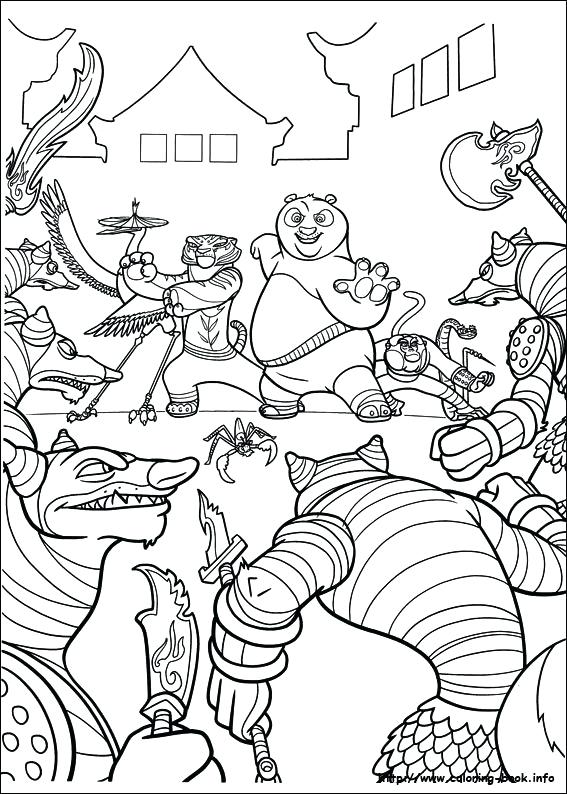 567x794 Kung Fu Panda Coloring Pictures Panda Coloring Page For The Movie