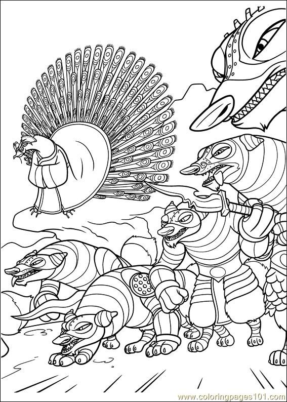 567x794 Kung Fu Panda 2 24 Coloring Page