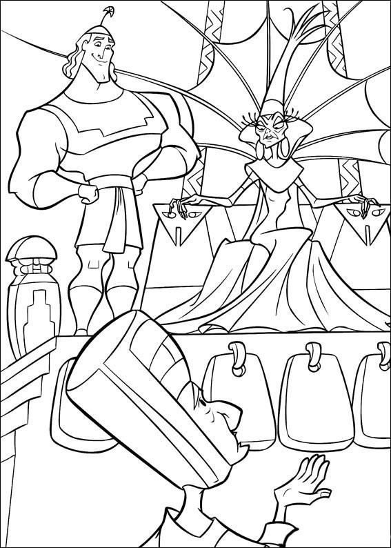 567x794 Kronk's New Groove Printable Coloring Book 4