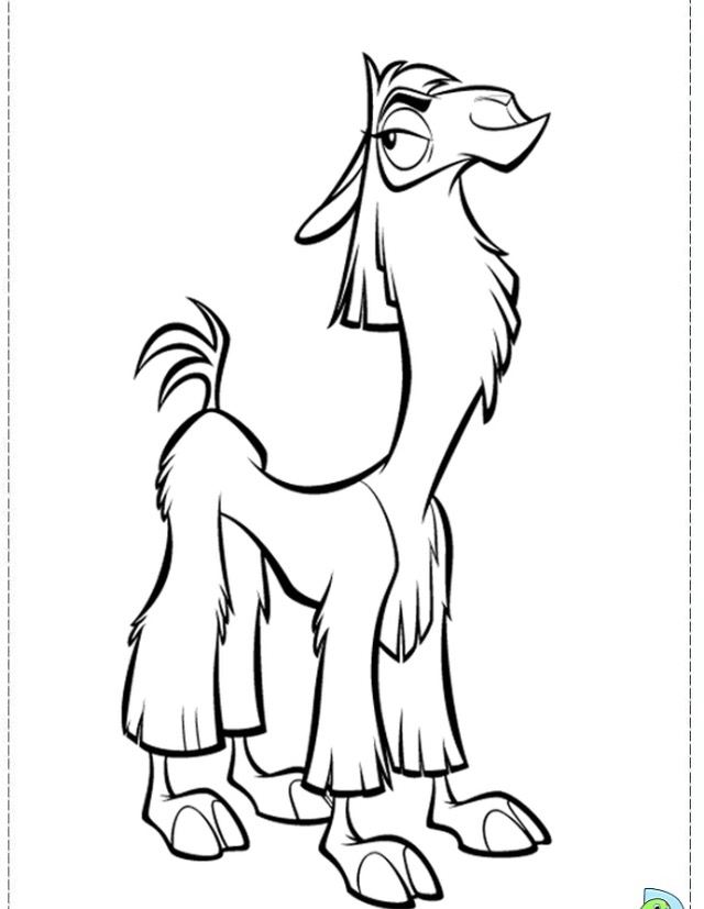 640x827 Kuzco As A Llama Drawings Project Ideas, Crafty