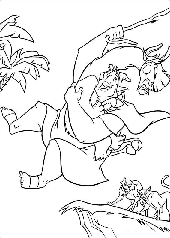 567x794 Kuzco To Color For Children Kuzco