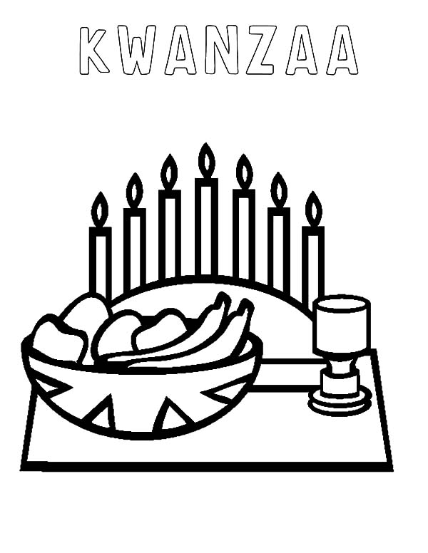 600x776 Kwanzaa Coloring Pages Free 5347 Celebrations Coloring