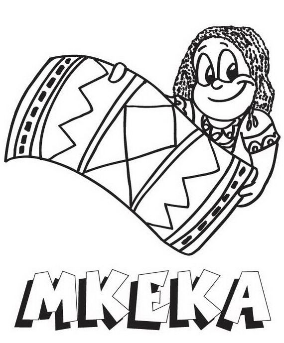 570x689 December Holiday Kwanzaa Coloring Pages Kwanzaa And December