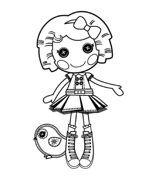 Lalaloopsy Coloring Pages For Christmas 600x756 Lalaloopsy Coloring Pages For Christmas
