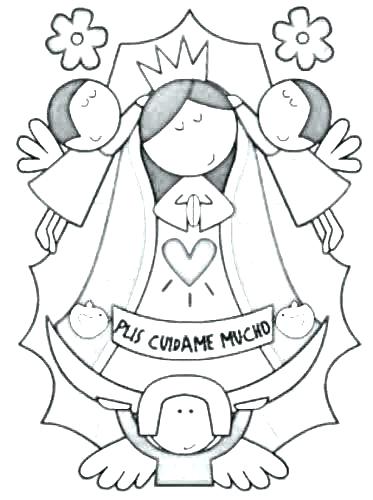 Our Lady Of Guadalupe Coloring Pages Our Lady Of Coloring Page 373x500 Our Lady Of Guadalupe Coloring Pages Our Lady Of Coloring Page