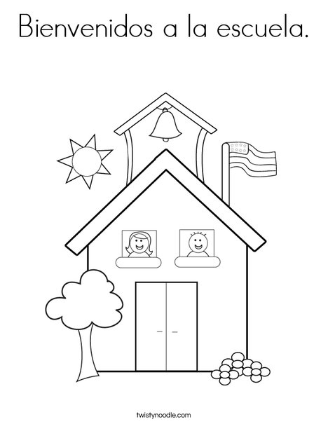 Bienvenidos A La Escuela Coloring Page 468x605 Bienvenidos A La Escuela Coloring Page
