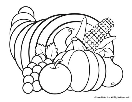453x350 Free Printable Coloring Pages For Thanksgiving Yomos Pins