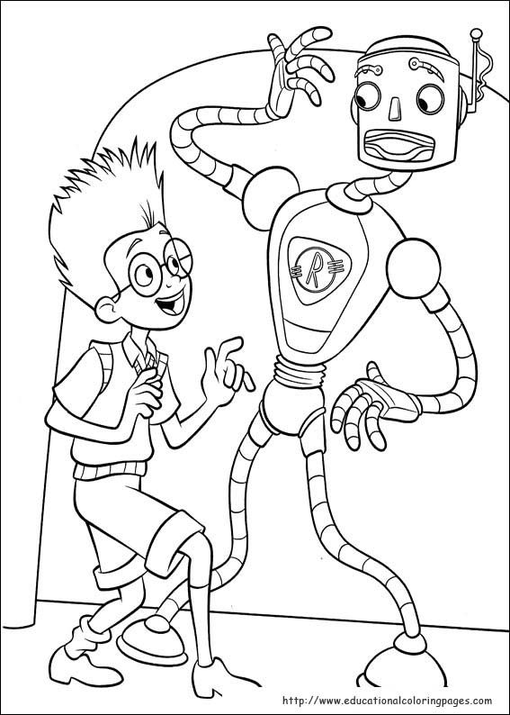 567x794 Meet The Robinsons Coloring