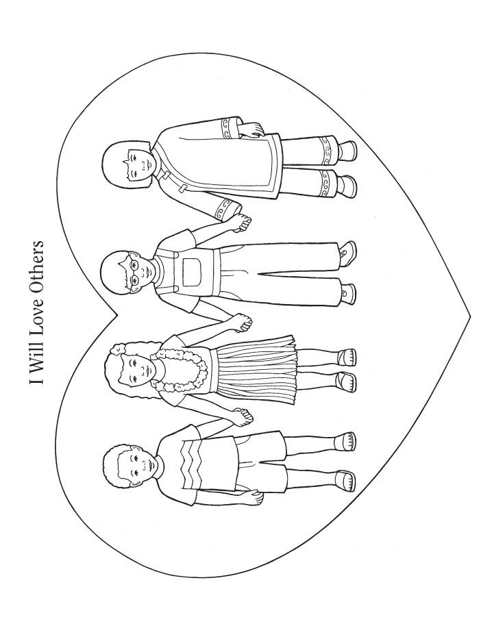 702x914 Lds clipart love one another Coloring Pages Love One Another