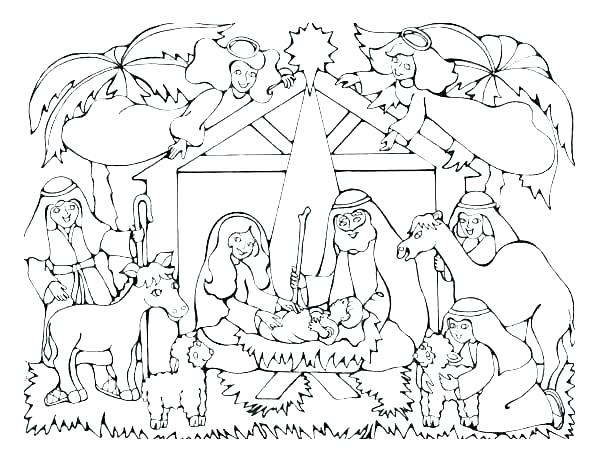 600x460 Coloring Pages For Kids Animals Wise Man Page Biblical Magi Three