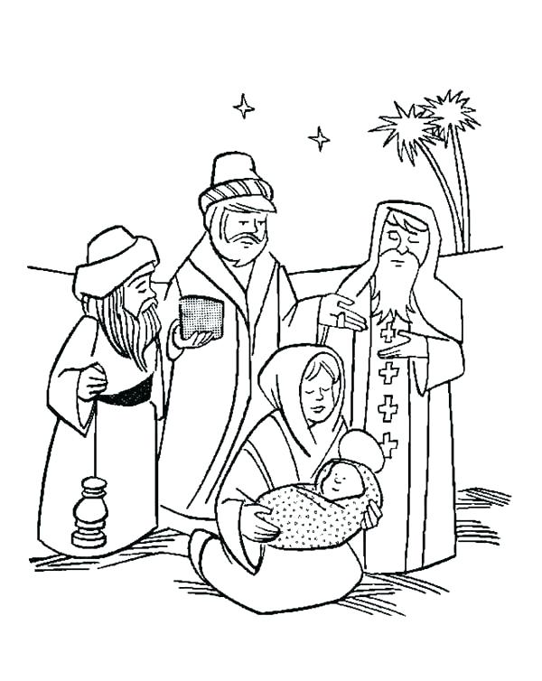 600x754 Three Wise Men Coloring Pages Wise Men Coloring Pages Wise Men