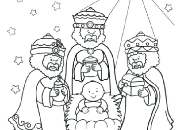 600x425 Three Wise Men Coloring Pages Vanda