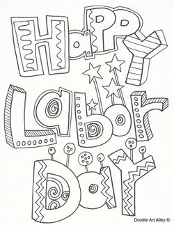 250x323 Labor Day Coloring Sheets September