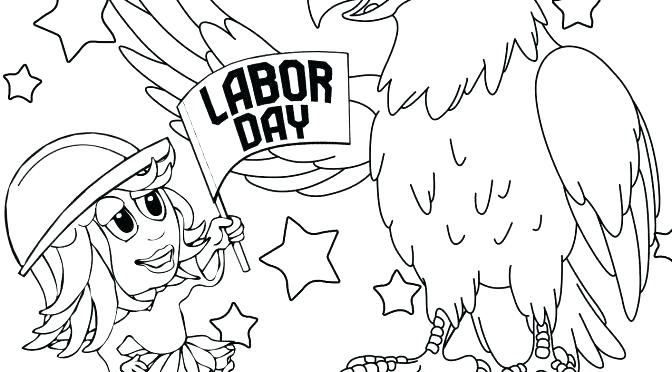672x372 Workers In Labor Day Coloring Page Or Workers In Labor Day