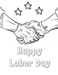 Labor Day Coloring Pages Free Printable Vintage Labor Day Coloring 232x300 Labor Day Coloring Pages Free Printable Vintage Labor Day Coloring