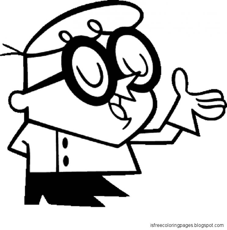 Dexter's Laboratory Coloring Pages Free Coloring Pages 744x752 Dexter's Laboratory Coloring Pages Free Coloring Pages