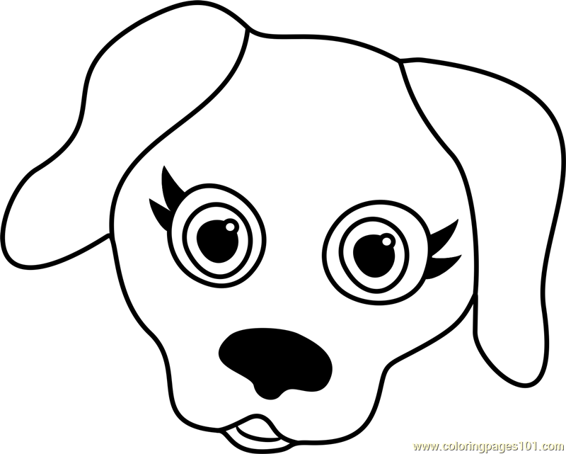 Labrador Puppy Face Coloring Page 800x641 Labrador Puppy Face Coloring Page