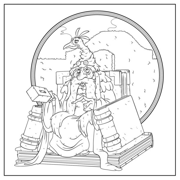 600x600 Labyrinth Coloring Book