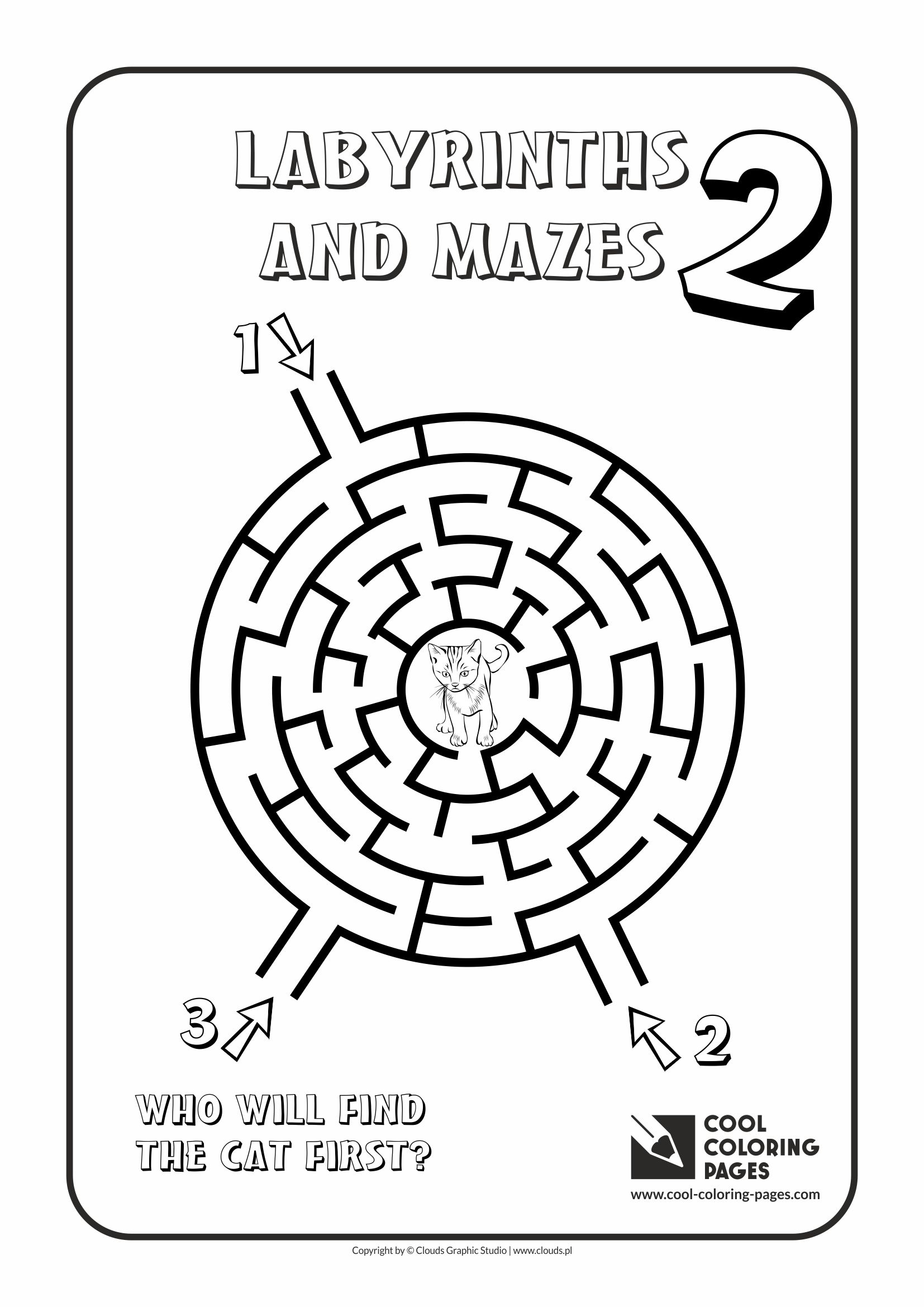 Labyrinth Coloring Pages Printable Coloring Pages