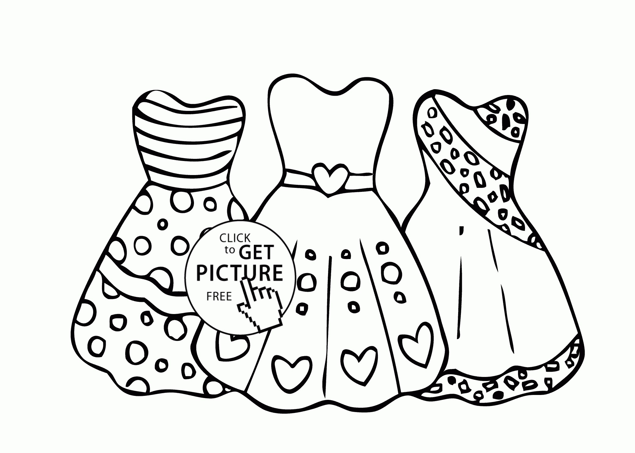 2079x1483 Dress Lace Coloring Page For Girls Best Of Coloring Pages Dresses