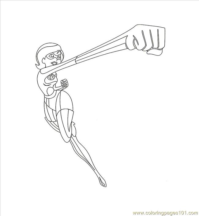650x704 Elastigirl20001 Coloring Page