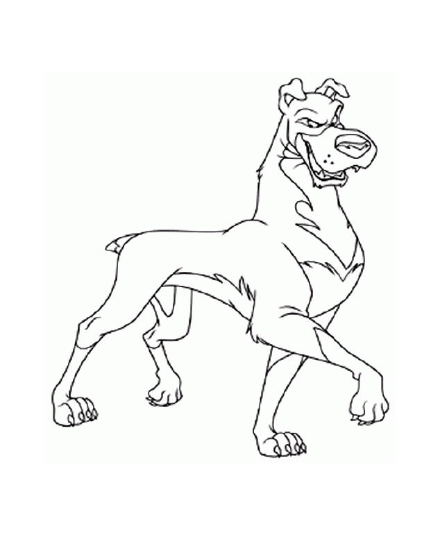 Lady And The Tramp Characters Coloring Pages 634x780 Lady And The Tramp Characters Coloring Pages