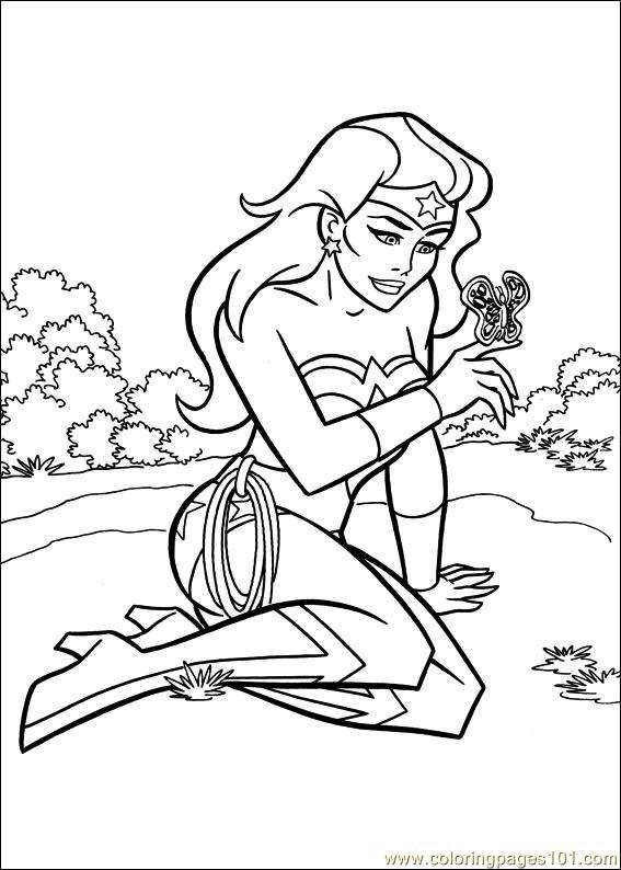 567x794 Lego Wonder Woman Coloring Pages