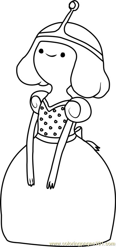 376x800 Adventure Time Coloring Pages