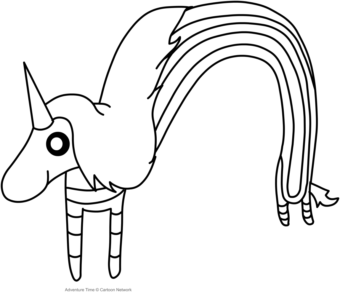 1148x992 Lady Rainicorn (Adventure Time) Coloring Pages