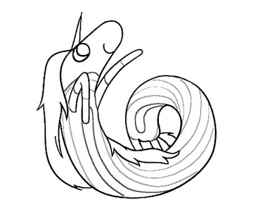 370x308 4 Lady Rainicorn Coloring Page