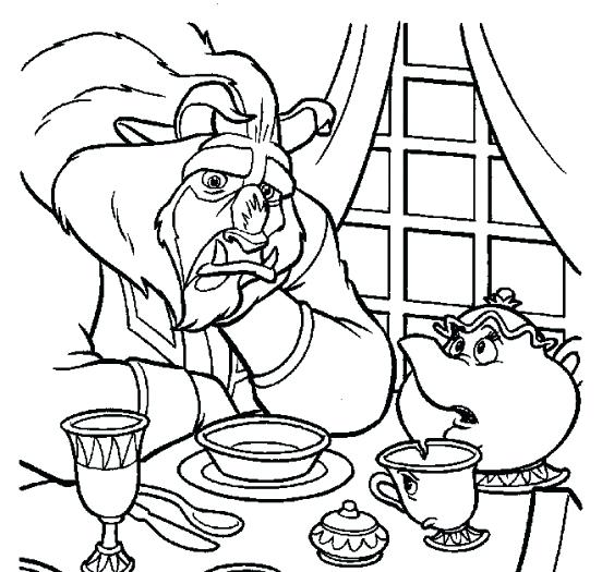 552x525 Beauty And The Beast Coloring More Beauty And Beast Coloring Book