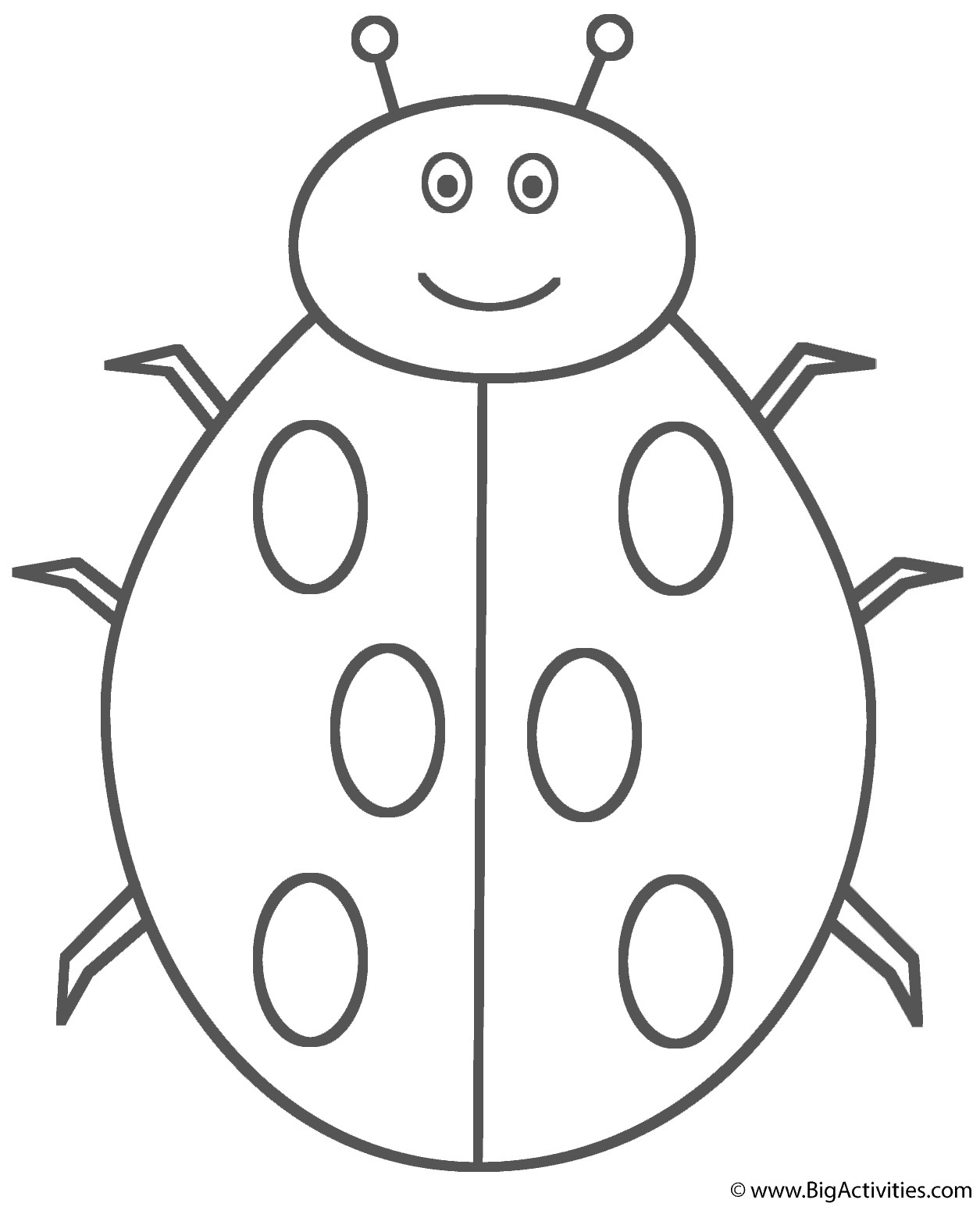 1255x1546 Coloring Pages With Ladybugs Best Of Ladybug Smiling Coloring Page