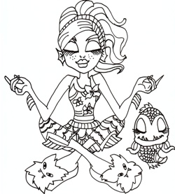 Lagoona Blue Coloring Pages