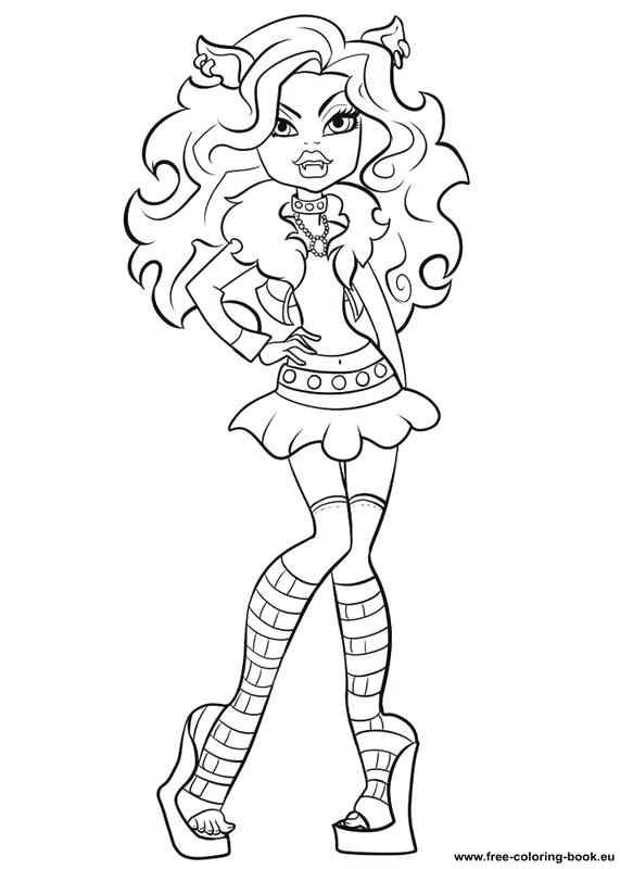571x800 Coloring Monster High Lagoona Blue Coloring Pages Squared Rudolph