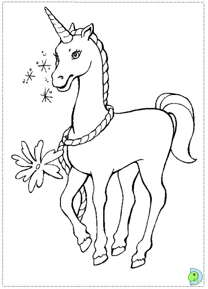 691x960 Sweet Unicorn Barbie Of Swan Lake Coloring Page For Kids
