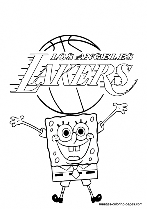 Lakers Coloring Pages at GetColorings.com | Free printable colorings ...
