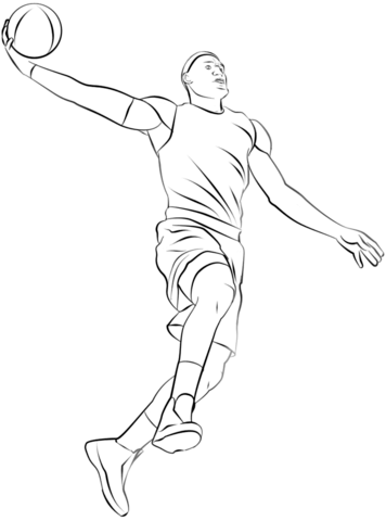 356x480 Lakers Logo Team Basketball Coloring Page