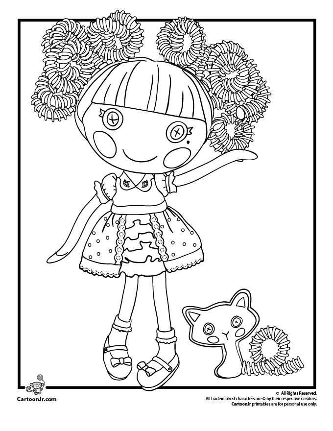 Lalaloopsy Coloring Pages Coloring Pages For Girls Online 680x880 Lalaloopsy Coloring Pages Coloring Pages For Girls Online