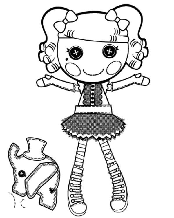Lalaloopsy, Peanut Big Top From Lalaloopsy Coloring Page 600x753 Lalaloopsy, Peanut Big Top From Lalaloopsy Coloring Page
