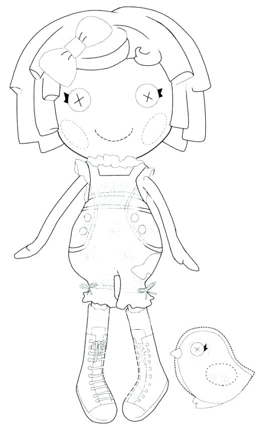 520x851 Lalaloopsy Coloring Pages Coloring Pages 5 Lalaloopsy Coloring