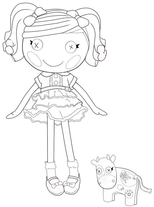 537x720 Kids N 16 Coloring Pages Of Lalaloopsy
