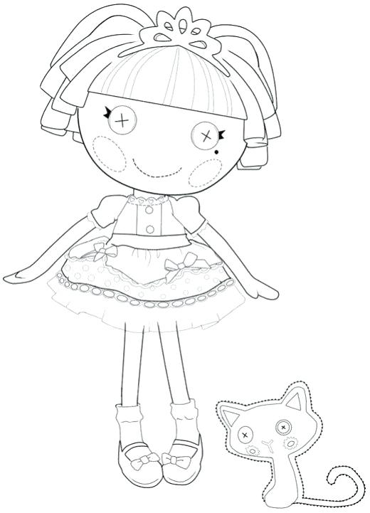 Lalaloopsy Coloring Pages Printable To Print Kid Crafts Amazing 520x721 Lalaloopsy Coloring Pages Printable To Print Kid Crafts Amazing
