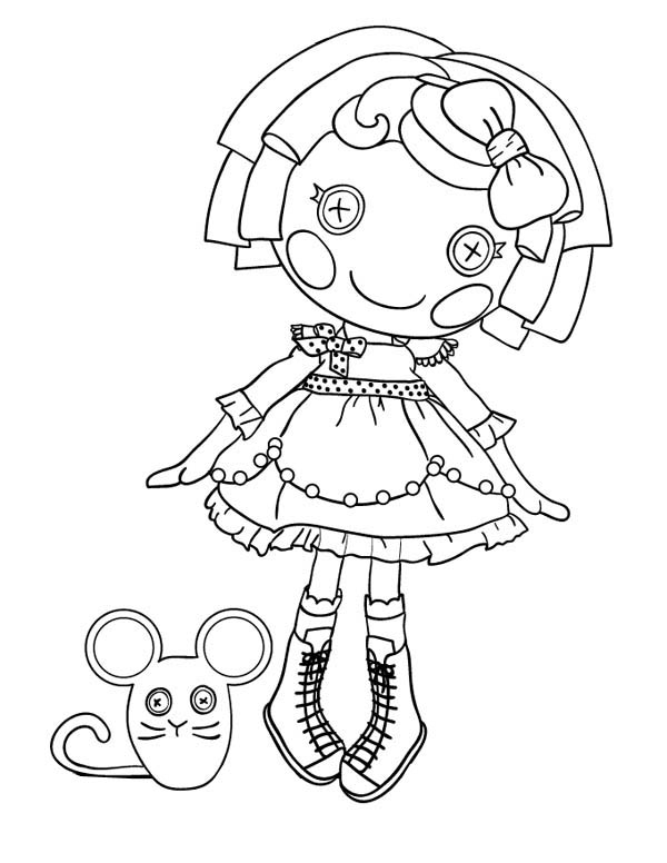 Lalaloopsy Coloring Pages 600x776 Lalaloopsy Coloring Pages